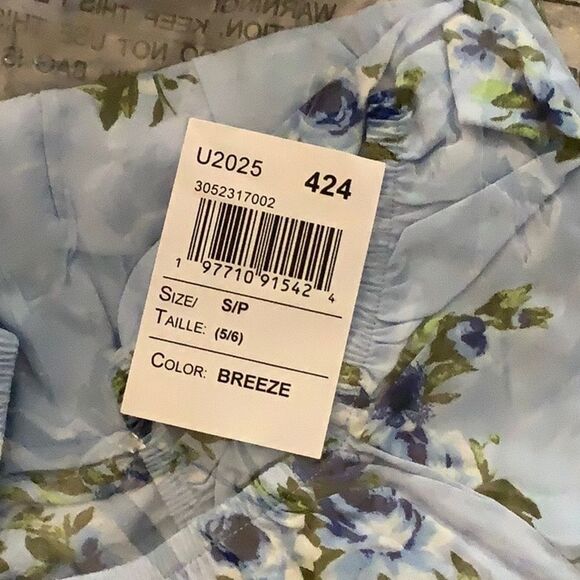 The Childrens Place Floral Blue Dress Sz S 5/6 - Picture 5 of 5